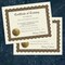 Great Papers! Parchment Stock Fill-In Certificates with Metallic Border, Training, 8.5" x 11", Not Printer Compatible, 6 Count